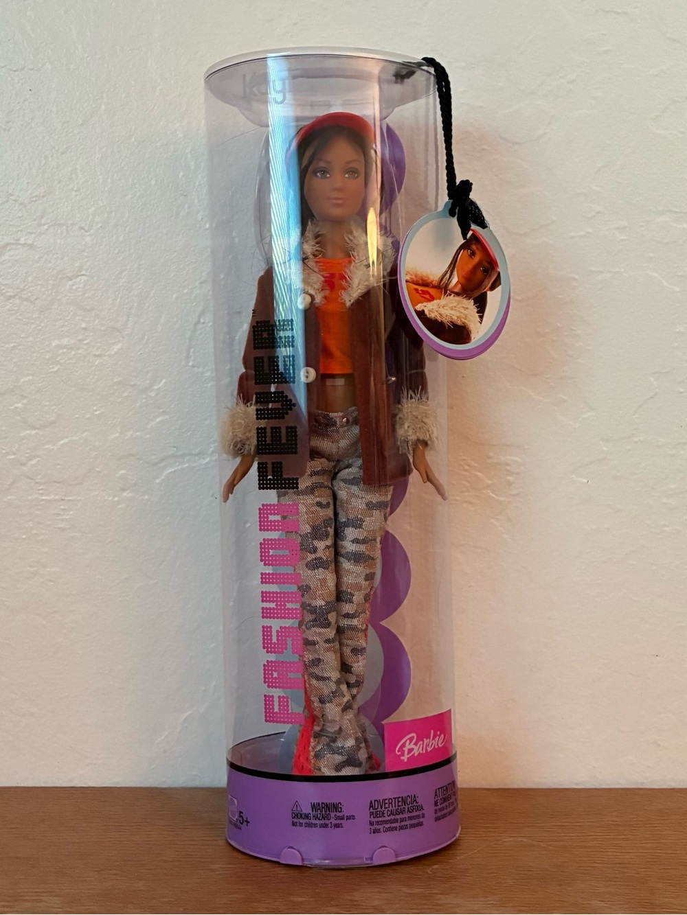 Barbie Fashion Fever Kayla Brown Jacket Orange Top Camo Pants NRFB 2004
